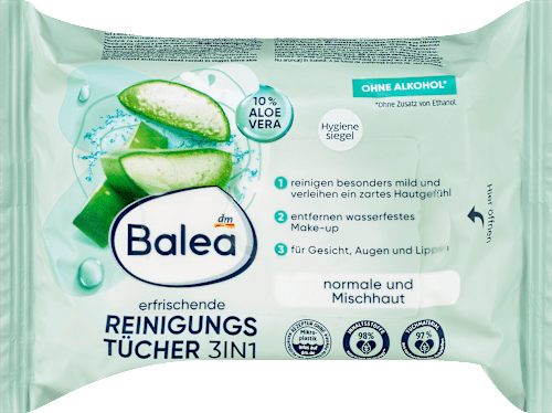 3in1 Refreshing Make-up Removal Tissues , 25 St