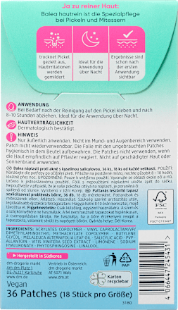Anti-Pimple Patches Skin Cleansing, 36 St