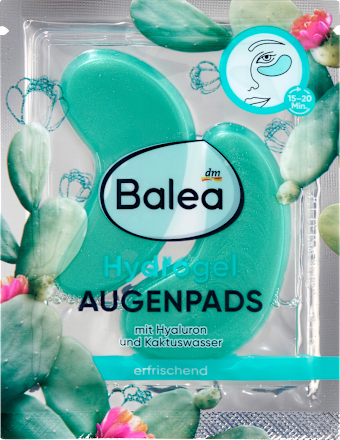 Oogkussentjes Hydrogel Cactus Water (1 paar), 2 st