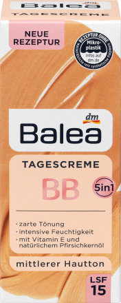 BB Cream Skin Tone LSF 15 (Light / Medium), 50 ml