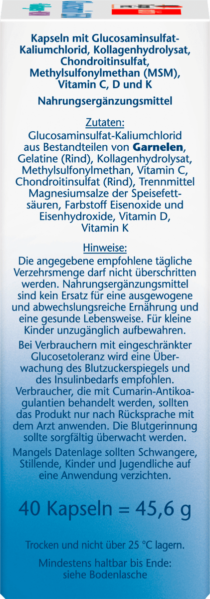 Glucosamine 1550 Collagen MSM Vitamin C