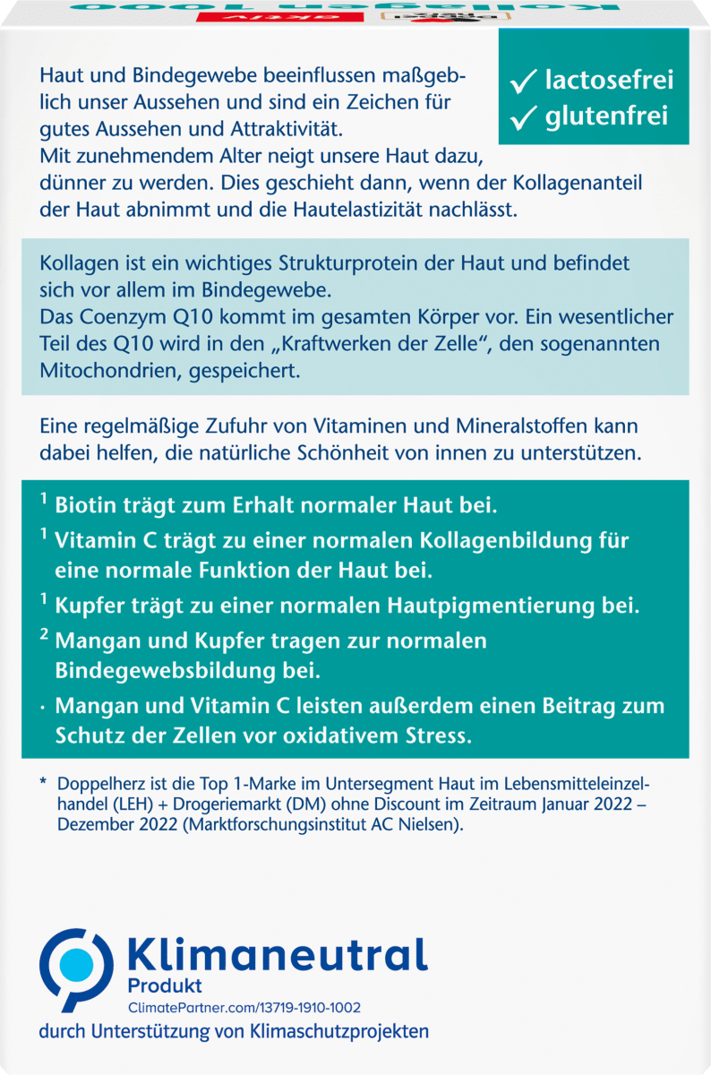 Huid + Haar + Nagels tabletten
