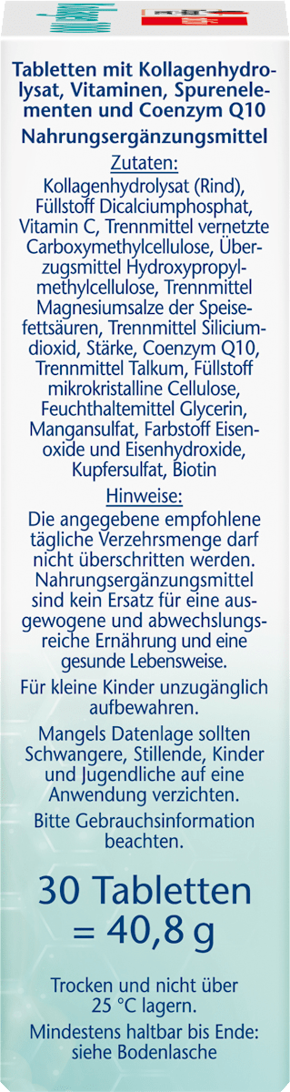 Huid + Haar + Nagels tabletten