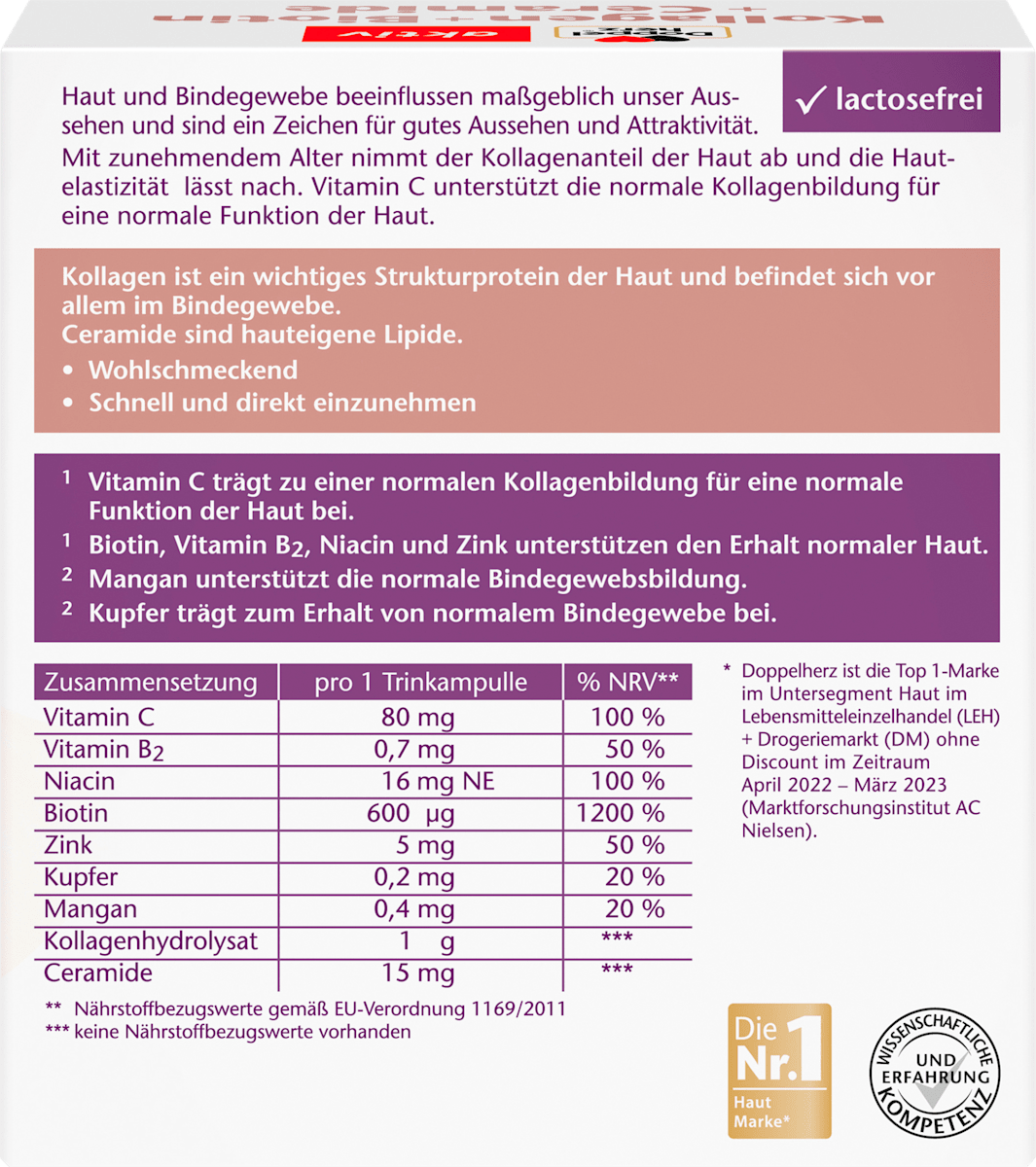 Collagen + Biotin + Ceramide Trinkampulle
