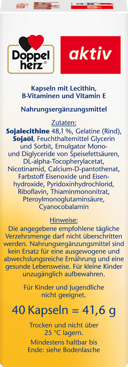 Lecithin + B-Vitmaine capsules