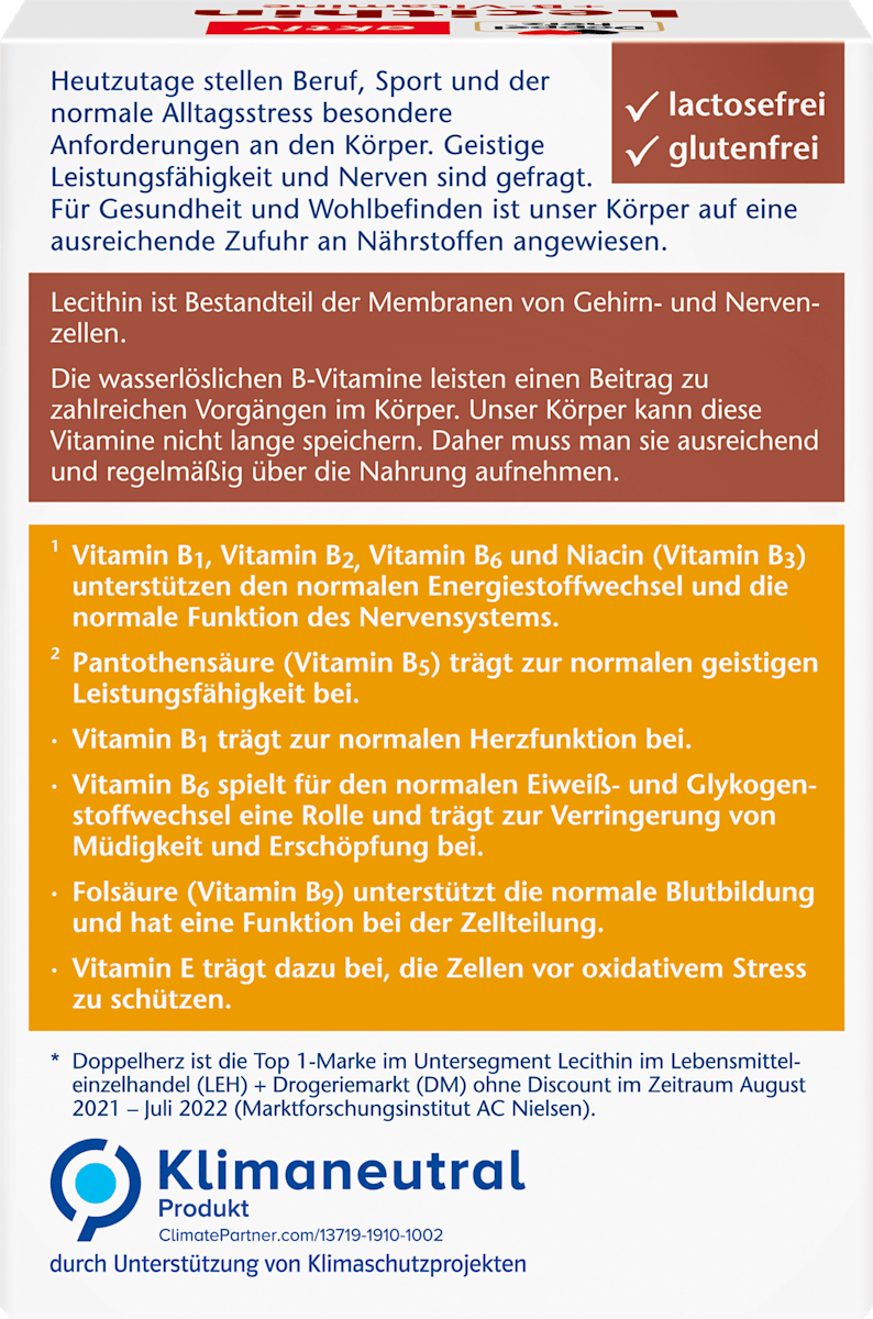 Lecithin + B-Vitmaine capsules