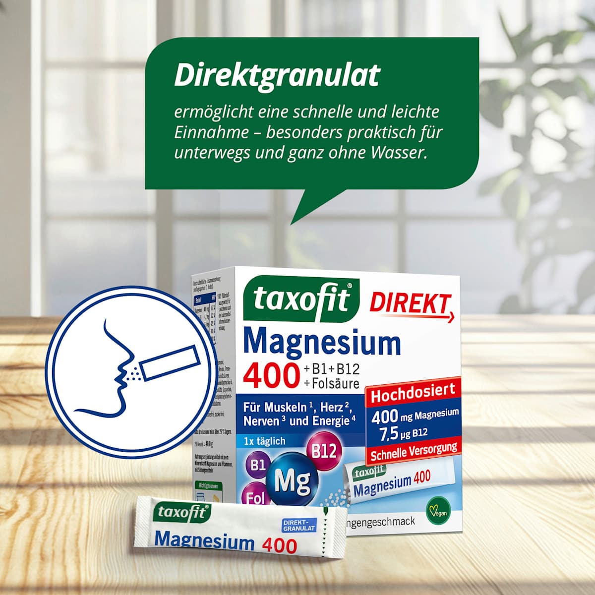 Magnesium 400 + B1 + B6 + B12 + folic acid 800