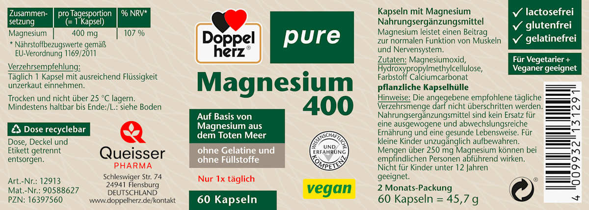 Magnesium 400 capsules