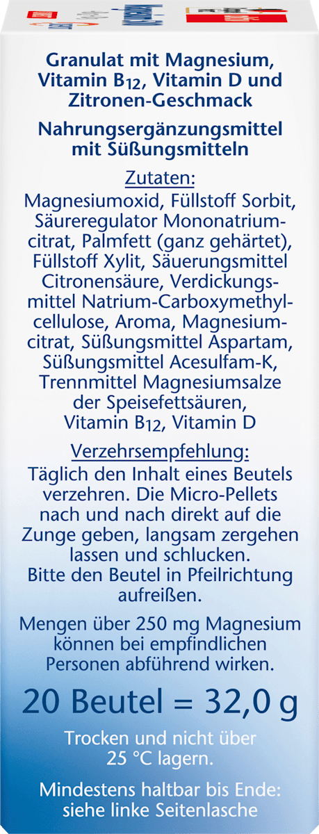 Magnesium 500 + B12 + D3 + Direct