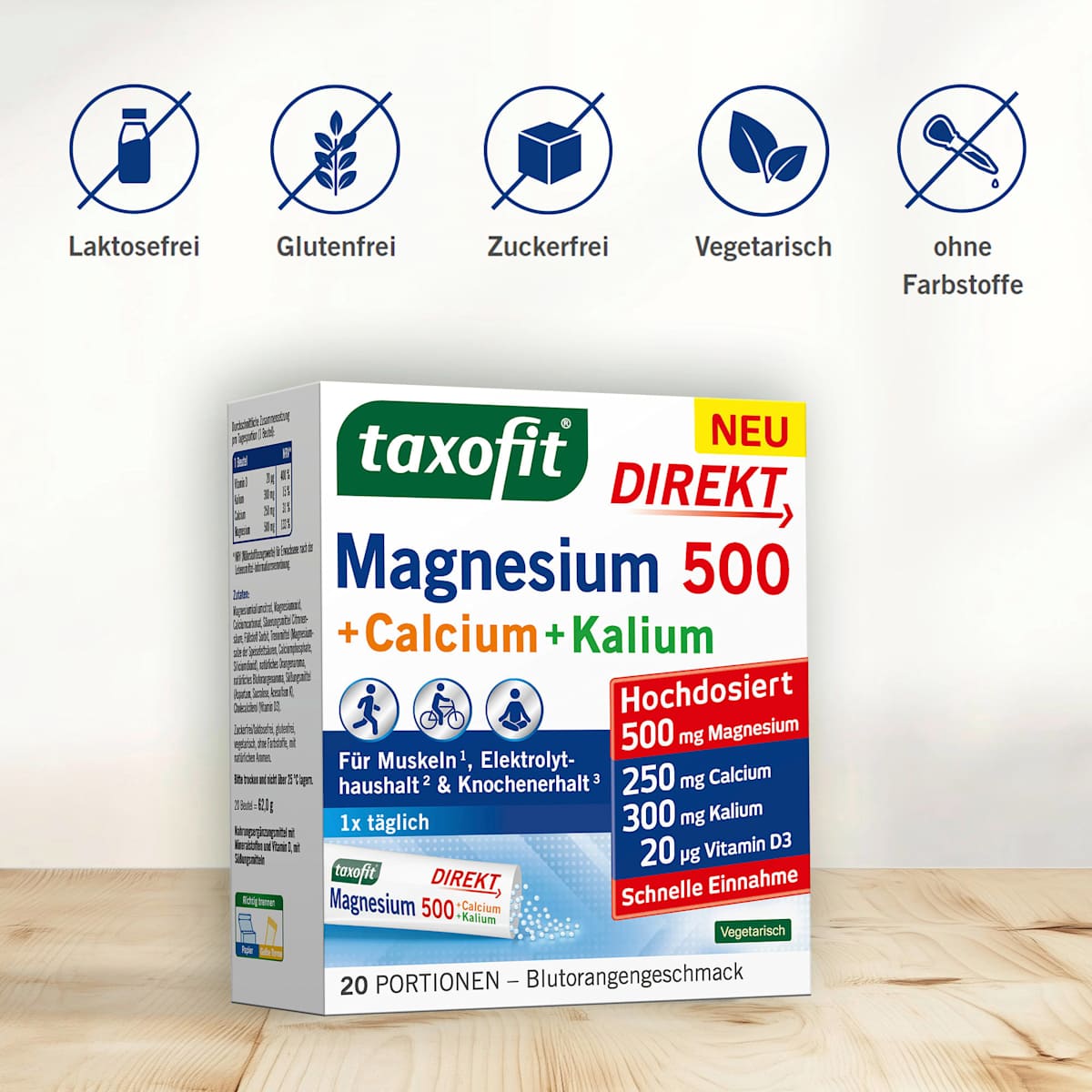 Mangesium 500 + Calcium + Potassium Direct
