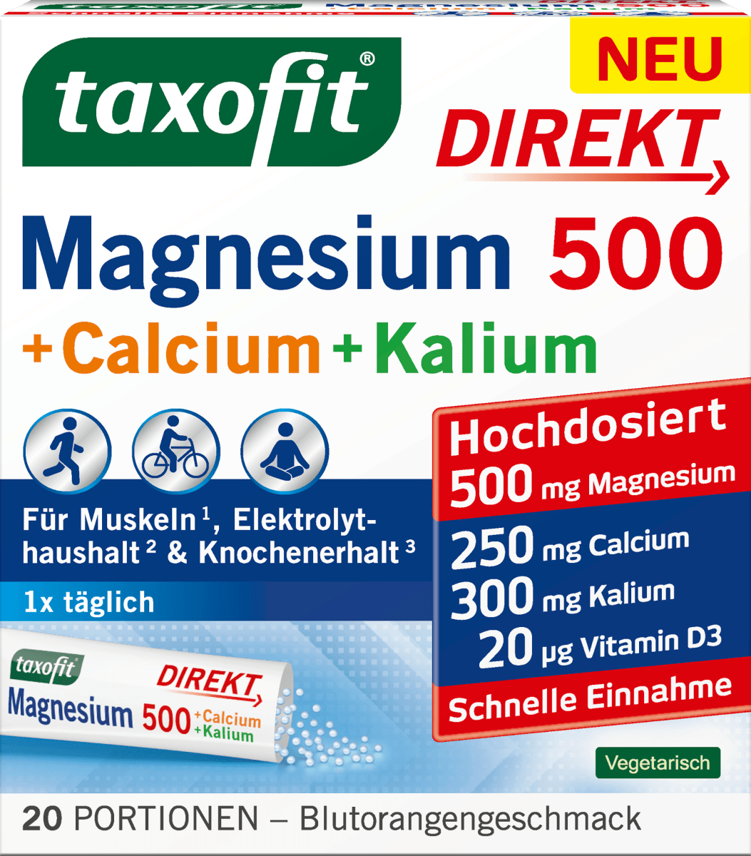Mangesium 500 + Calcium + Potassium Direct