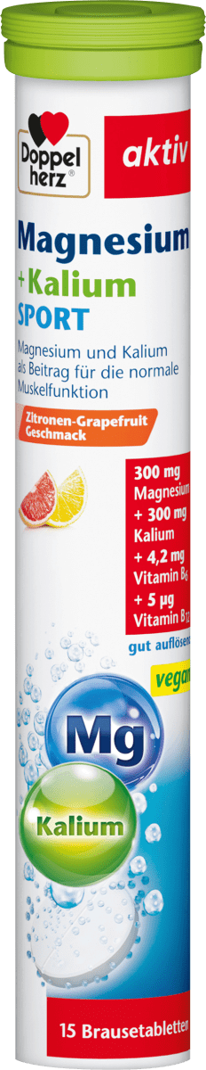 Magnesium potassium sports effervescent tablets