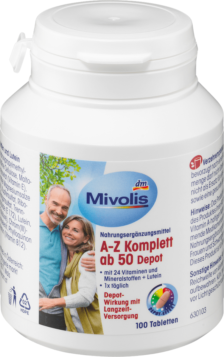 A-Z Complete Depot from 50 Tablets