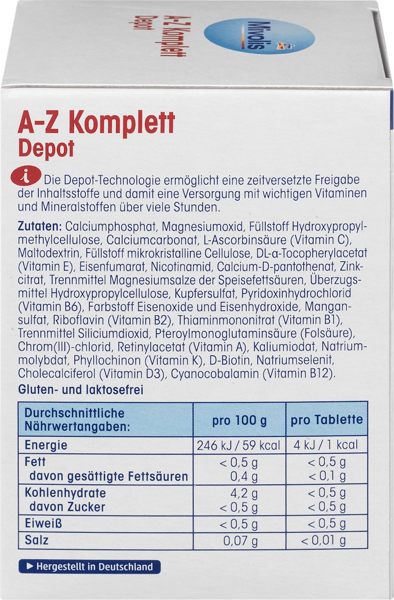 A-Z Complete Depot Tabletten