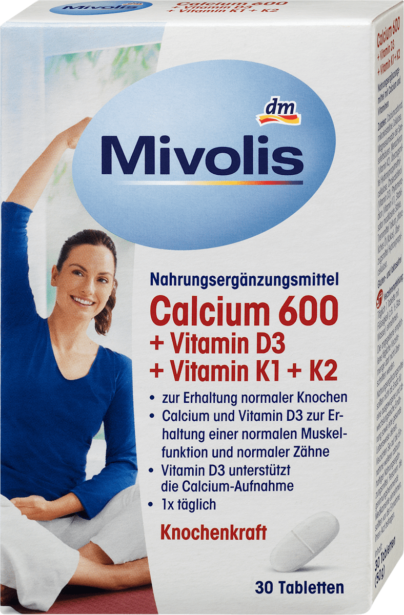 Calcium 600 + Vitamin D3 + K1 + K2