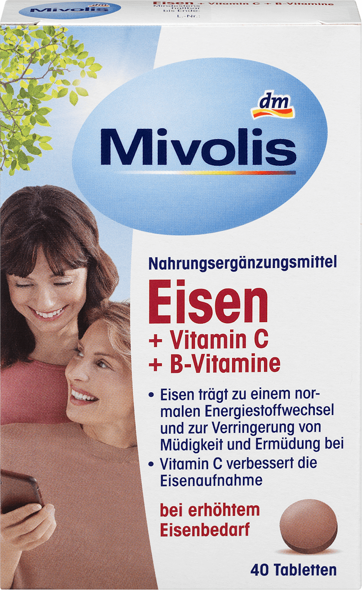 Iron + vitamin C + B Vitamins