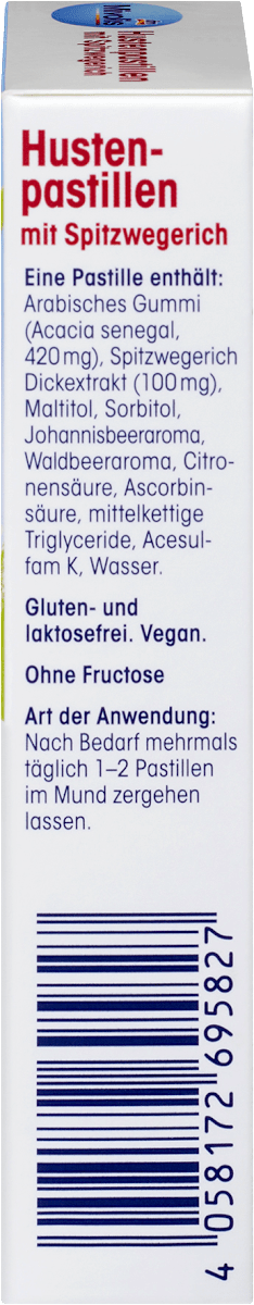 Cough Pastilles with Ribwort