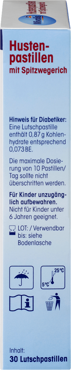 Cough Pastilles with Ribwort