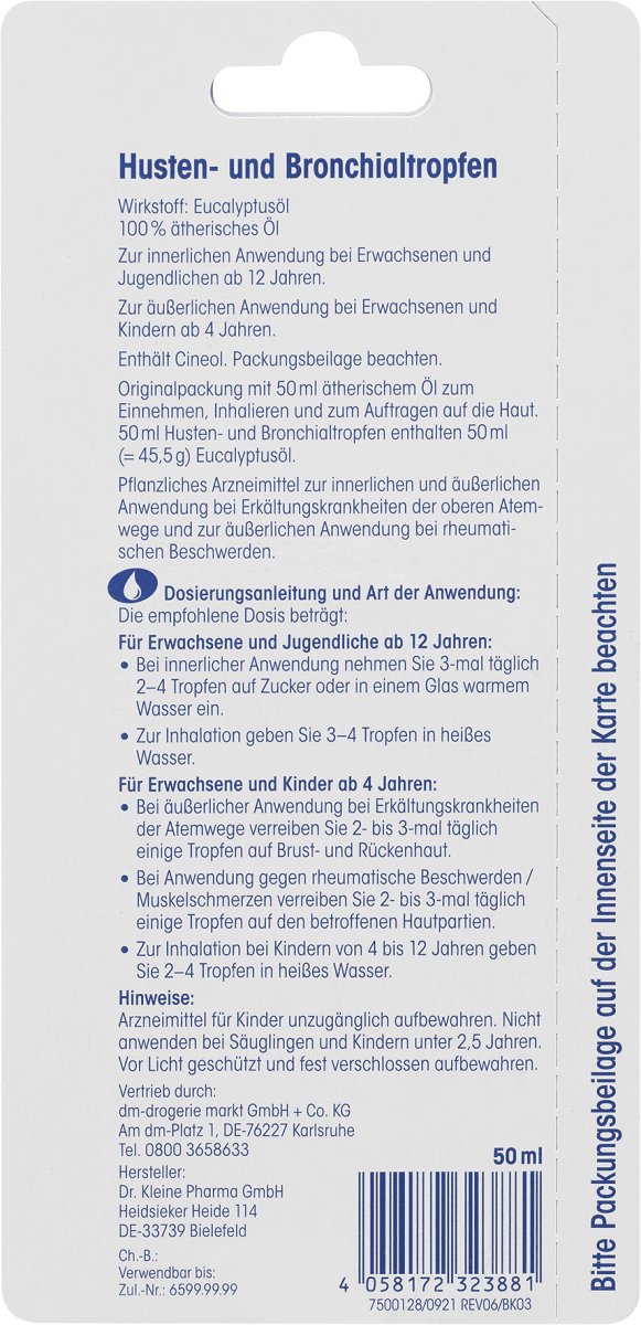 Cough and Bronchial Drops