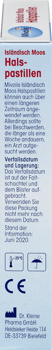 IJslandse Mos Keelpastilles