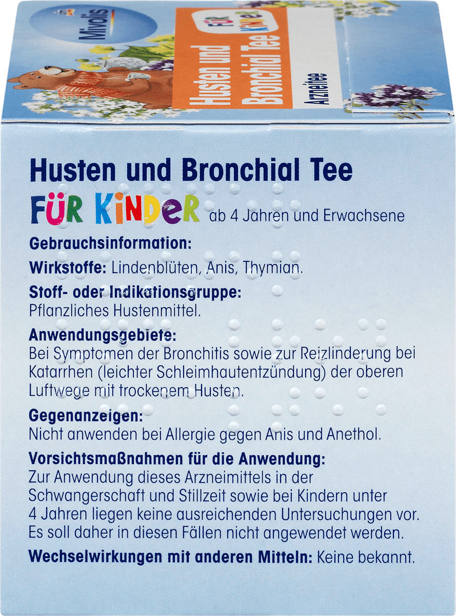 Children's tee, Cough & Bronchial Tea