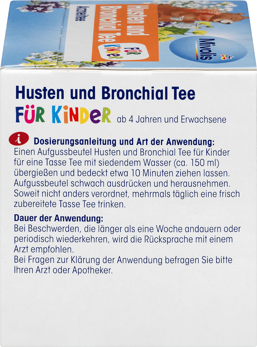 Children's tee, Cough & Bronchial Tea