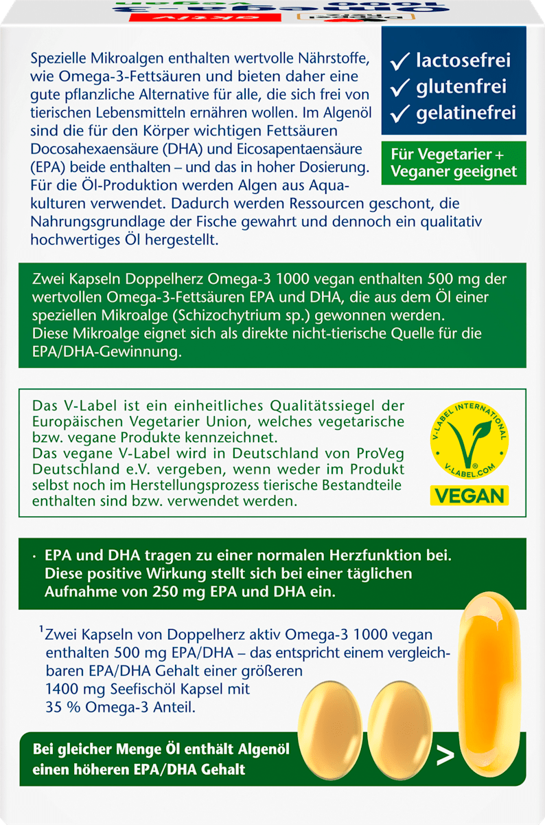 Omega-3 1000 Vegan Capsules