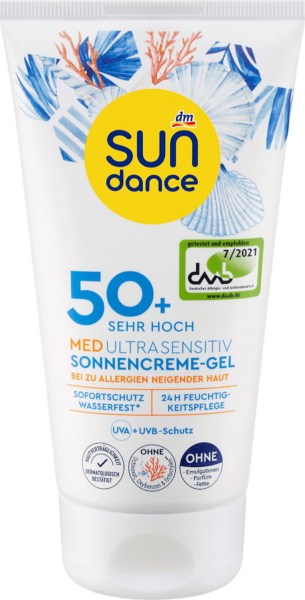 Sun Cream Gel MED Ultra Sensitive, LSF 50+, 150 ml