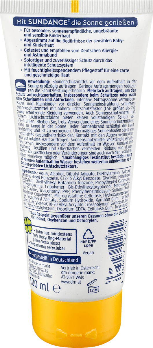 Sun Cream Kids, MED ultra Sensitive, LSF 50+, 100 ml