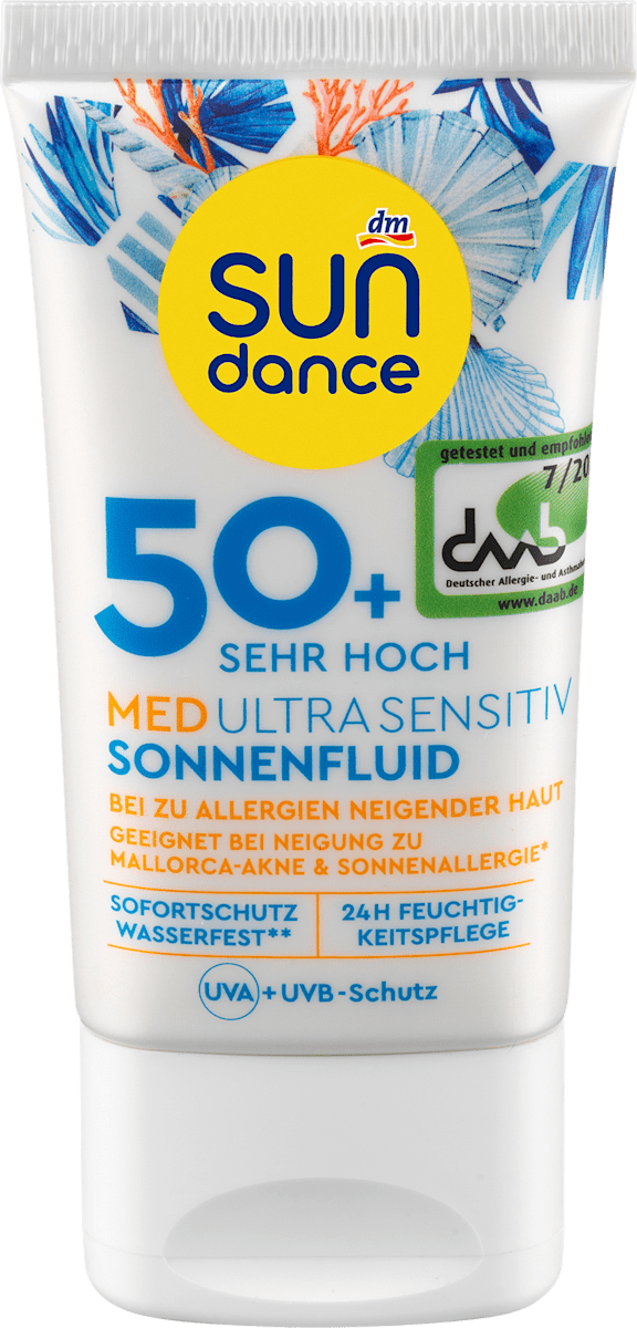 Zonnebrandcrème Gezicht MED ultra Sensitive, LSF 50+, 50 ml