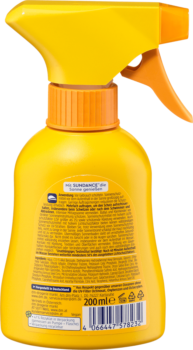 Zonnebrandcrème voor kinderen, gevoelig, LSF 50+, 200 ml