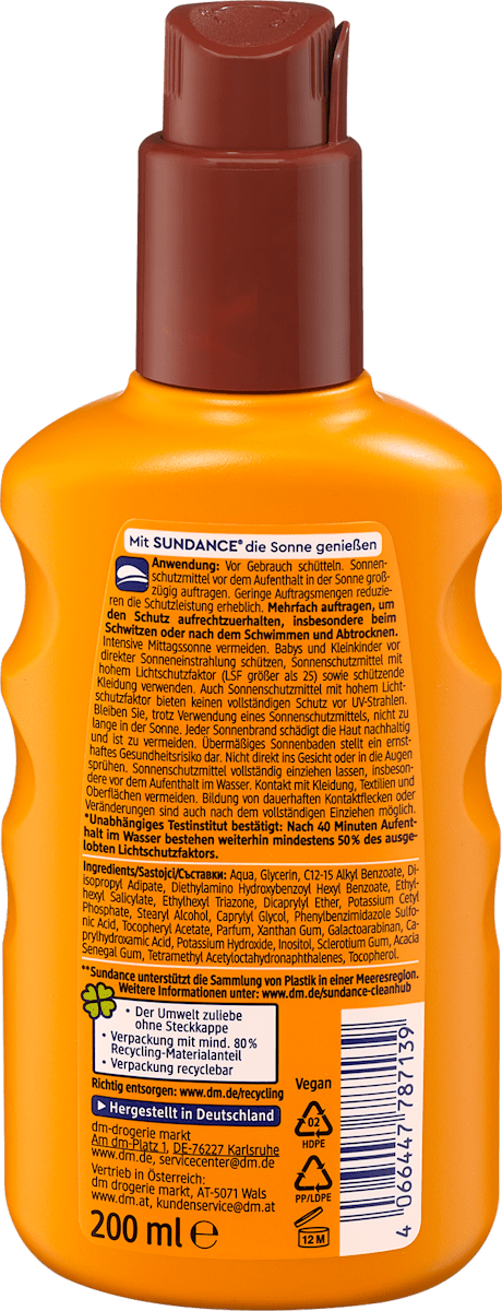 Sun Spray Protection & Tanning LSF30, 200 ml