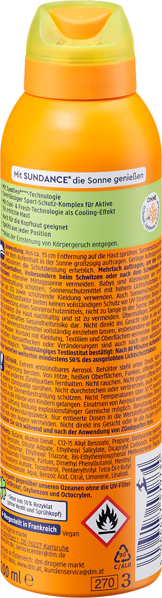 Sun Spray Sport Transparent LSF 30, 200 ml