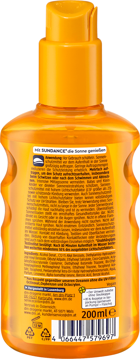 Sun Spray Transparent LSF 50, 200 ml