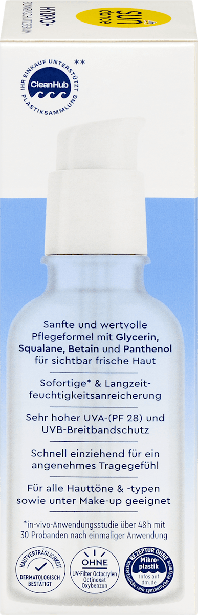 Sun Cream Face Serum UV Hydro+ LSF 50+, 50 ml