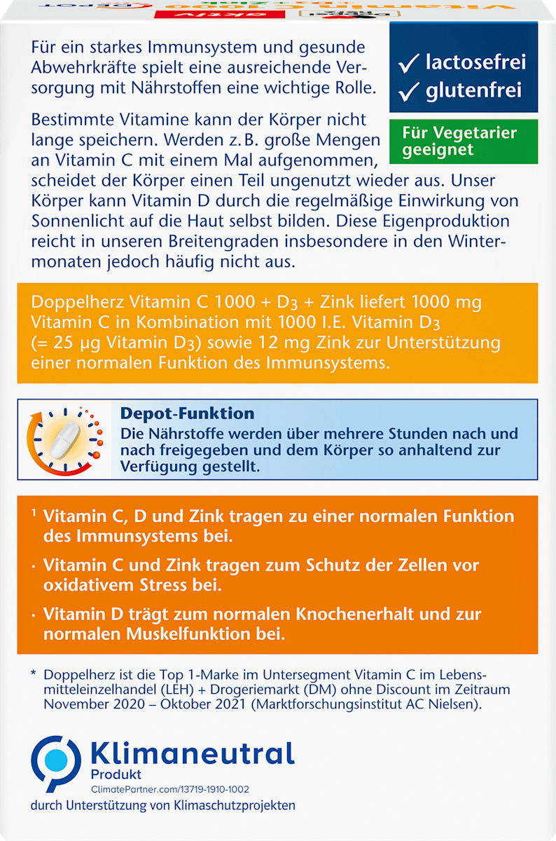 Vitamin C 1000 + D3 + Zinc