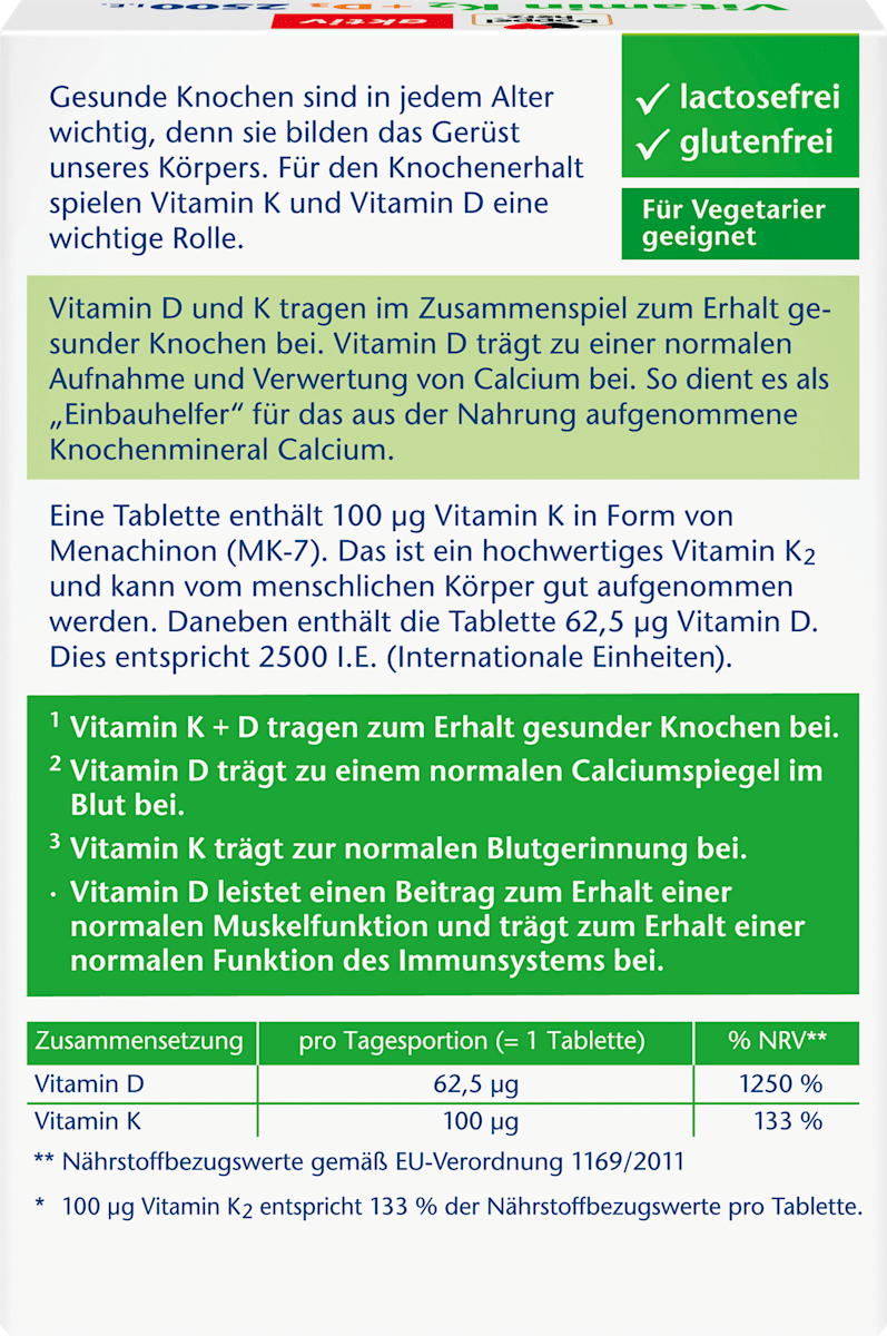 Vitamin K2 + D3 2500
