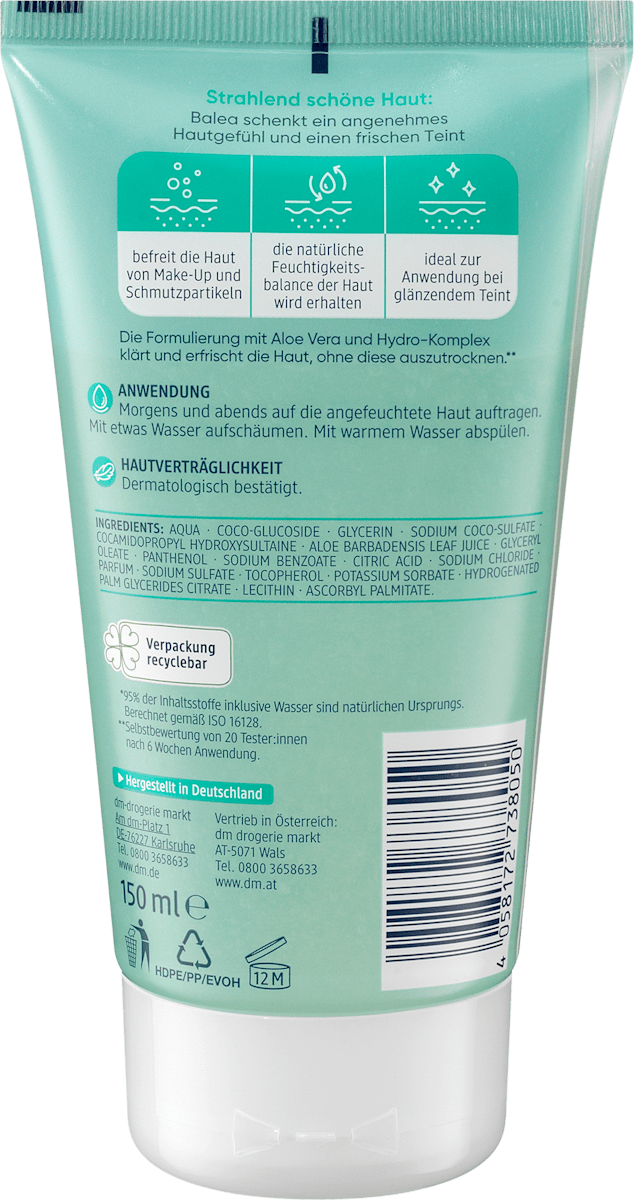 Balea Refreshing Wash Gel, 150 ml