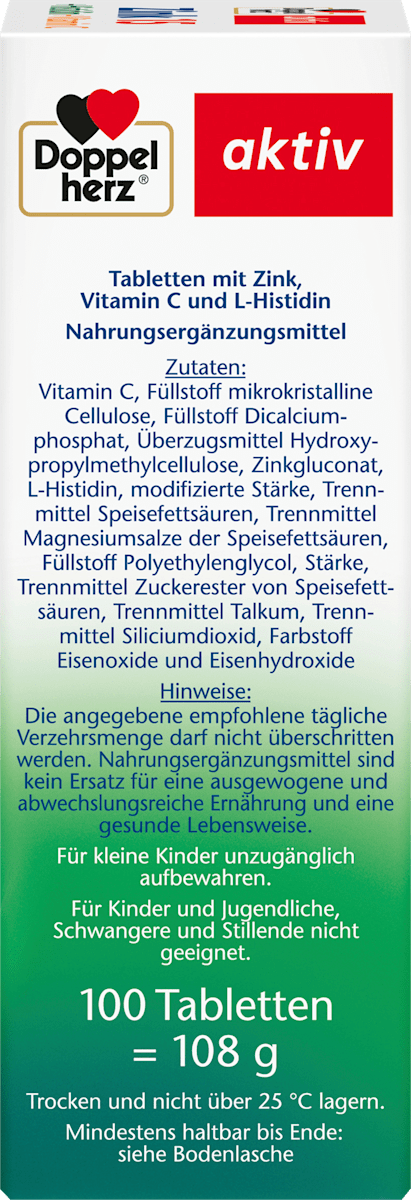 Zinc + Histidine + Vitamin C Depot