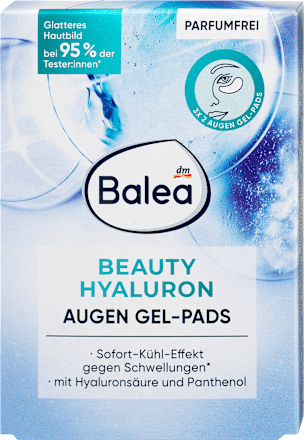 Almofadas de gel para os olhos Beauty Hyaluron (3 pares)