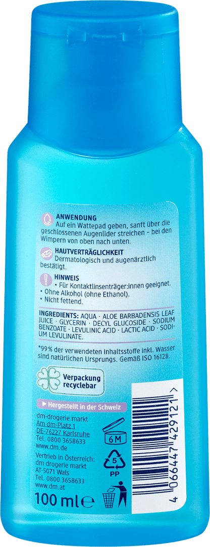 Oogmake-upremover olievrij, 100 ml