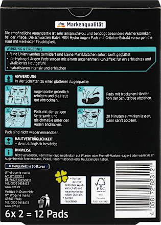 Oogkussentjes Hydro (6 paar), 12 st