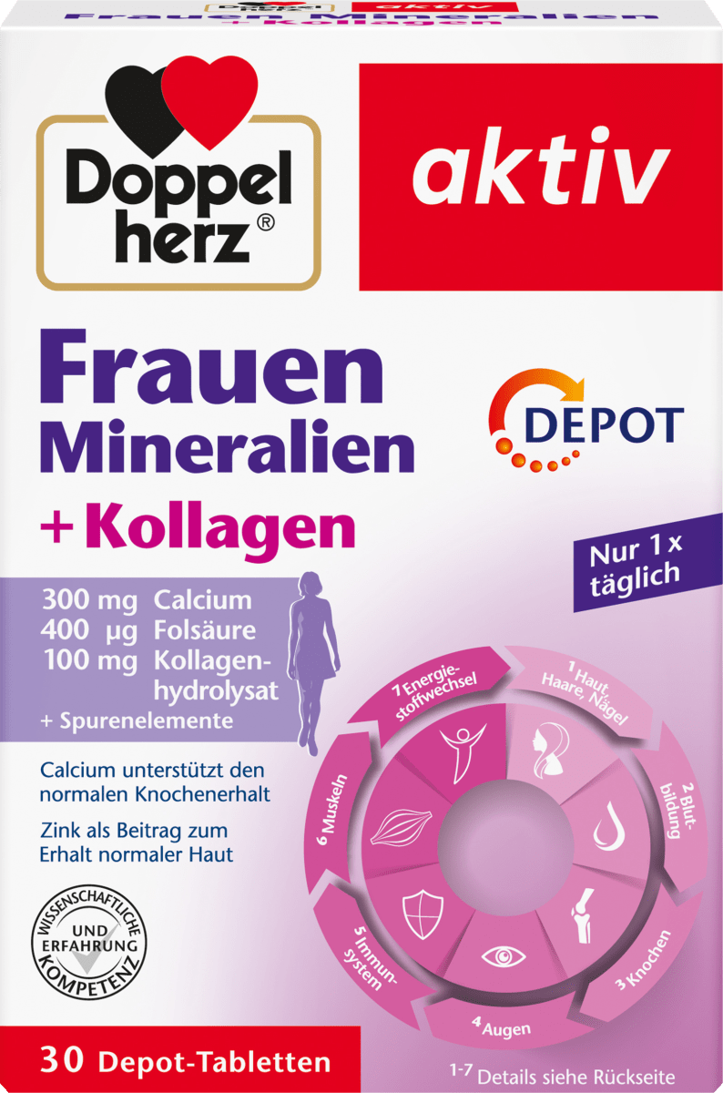 Minerais femininos + colágeno 