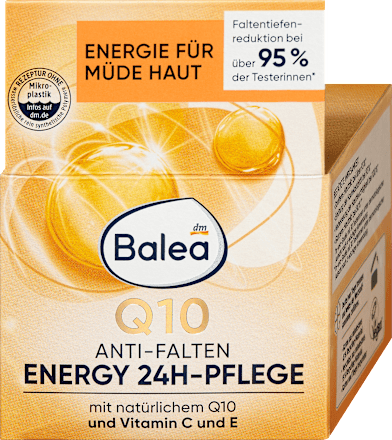 Q10 Creme Facial Anti-Rugas Energy 24H, 50 ml