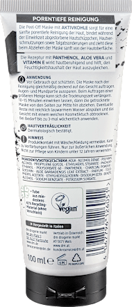 Peel-Off Gezichtsmasker (Actieve Koolstof), 100 ml