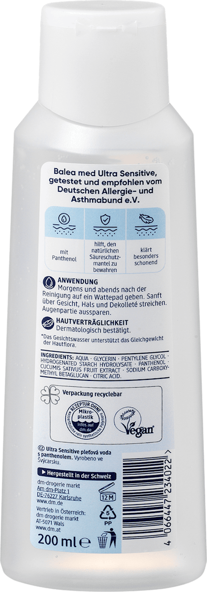 Tônico Facial Ultra Sensível, 200 ml