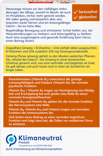 Cápsulas de ginseng 