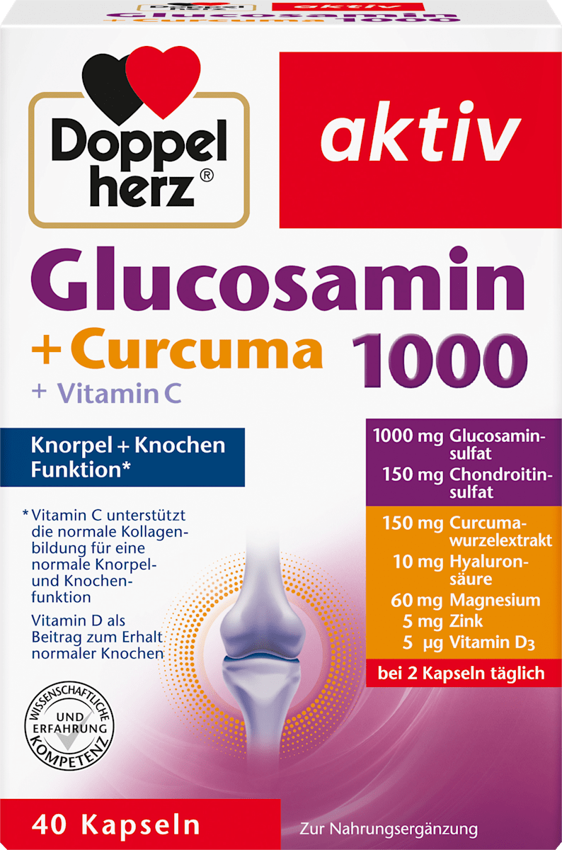 Glucosamine 1000 capsules MET kurkuma 