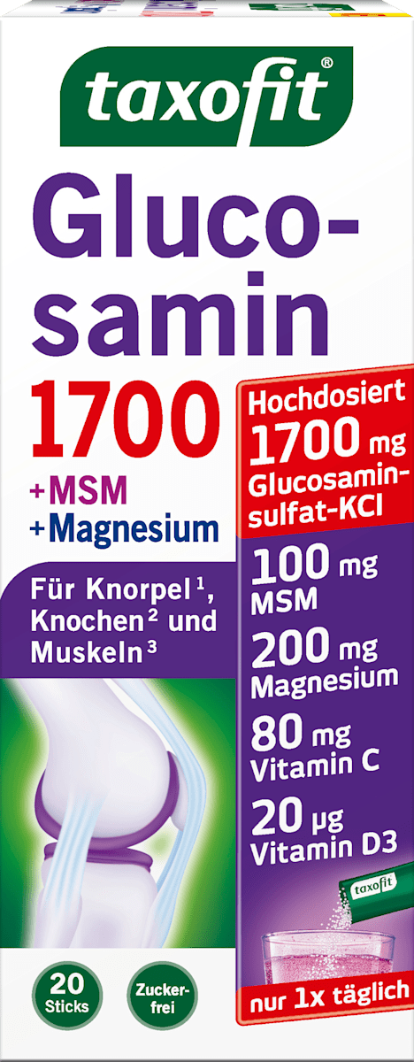 Glucosamine 1700 + MSM + Magnesium Sticks 