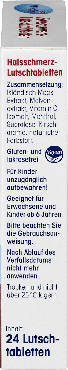 Keelpijn zuigtabletten